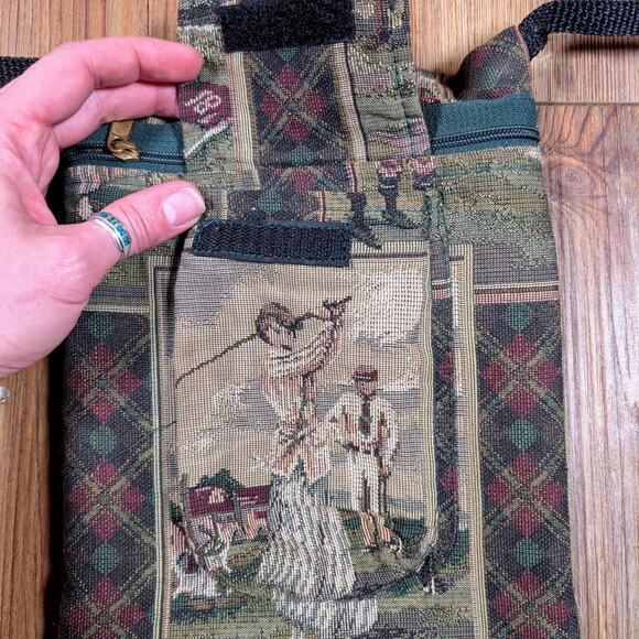 MARTY ENTERPRISES VINTAGE TAPESTRY GOLF HANDBAG - Picture 3 of 8